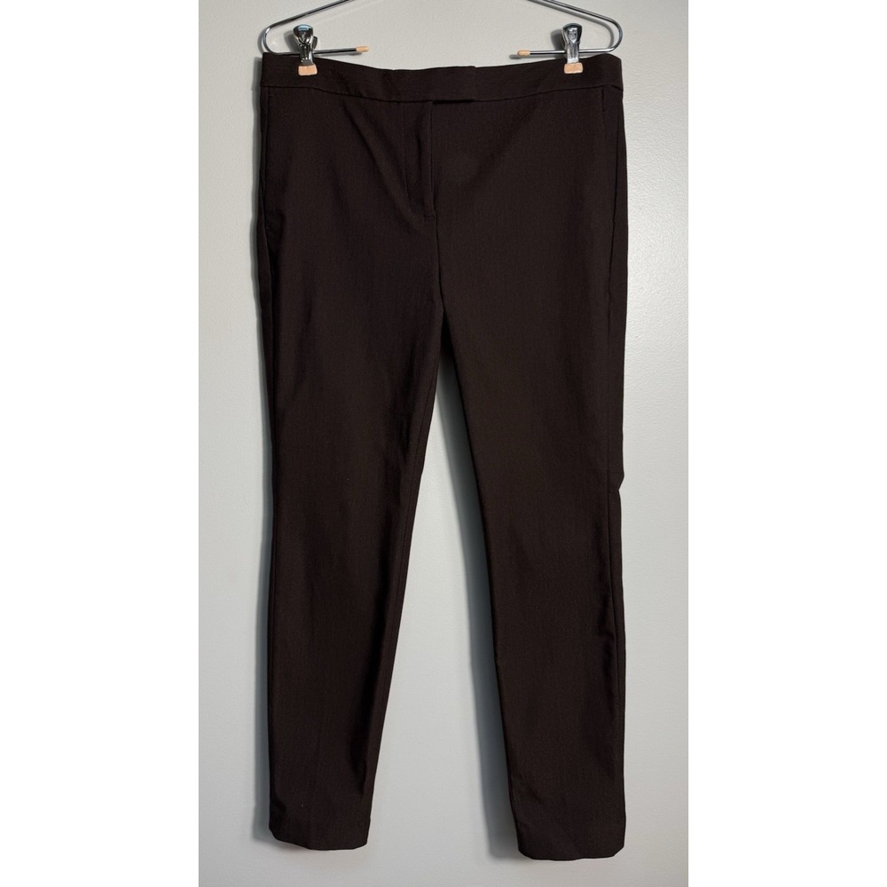 NWT J Crew Women's Ryder Pant Size 8 Brown Slim Career Business Casual Work